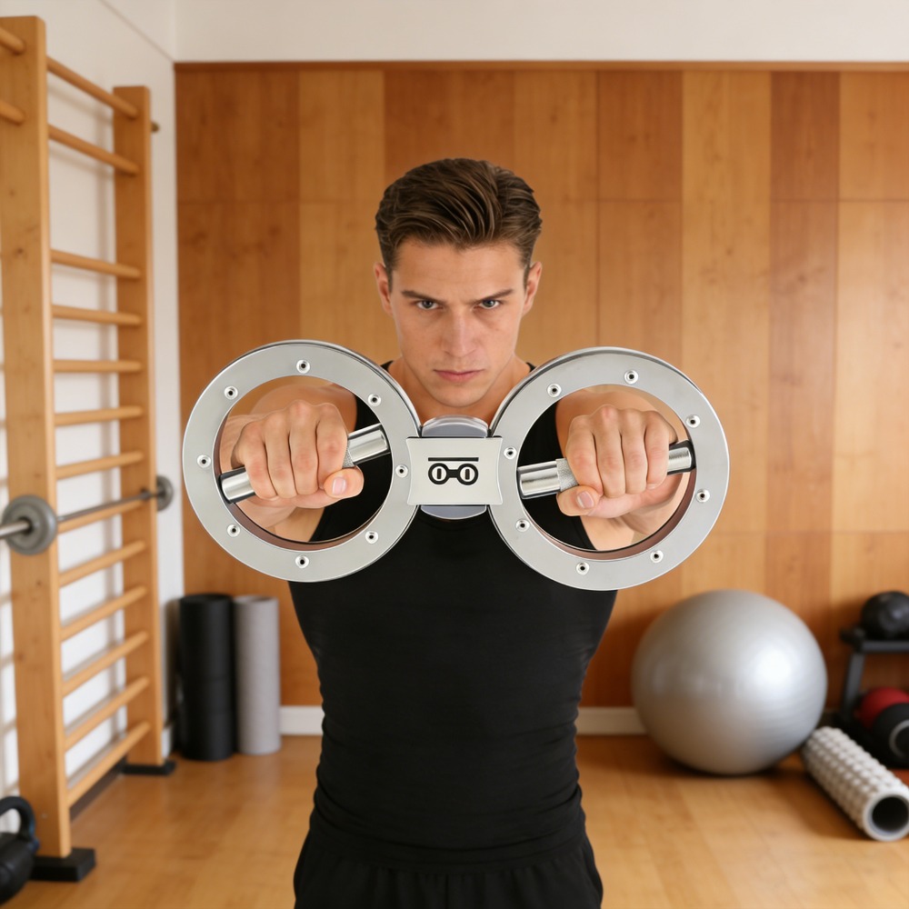 Home Gym Upper Body Workout - Forearm Trainer, Adjustable 8-15 Lbs Resistance,