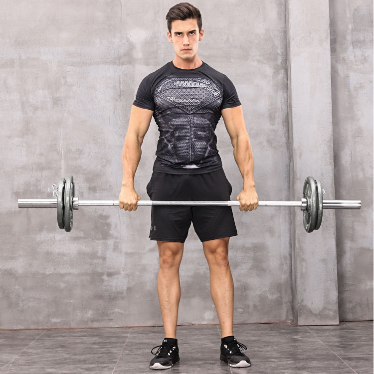 Barbell Curl Bar - Gym Equipment Custom logo Weight Lifting