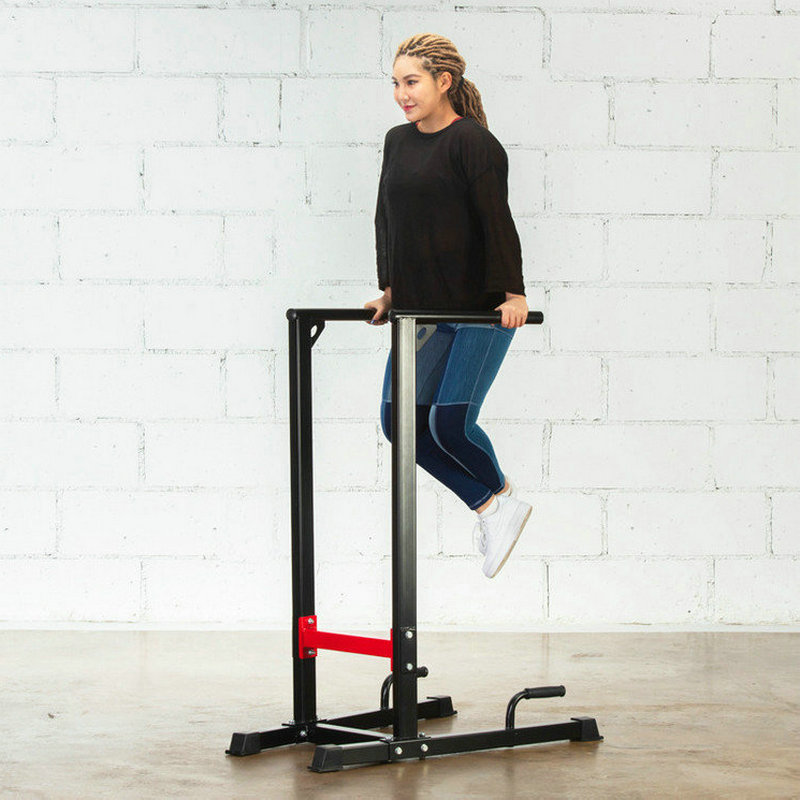 Home Gym Upper Body Workout - Multi-Function Dip Stand Station With 440-Pound