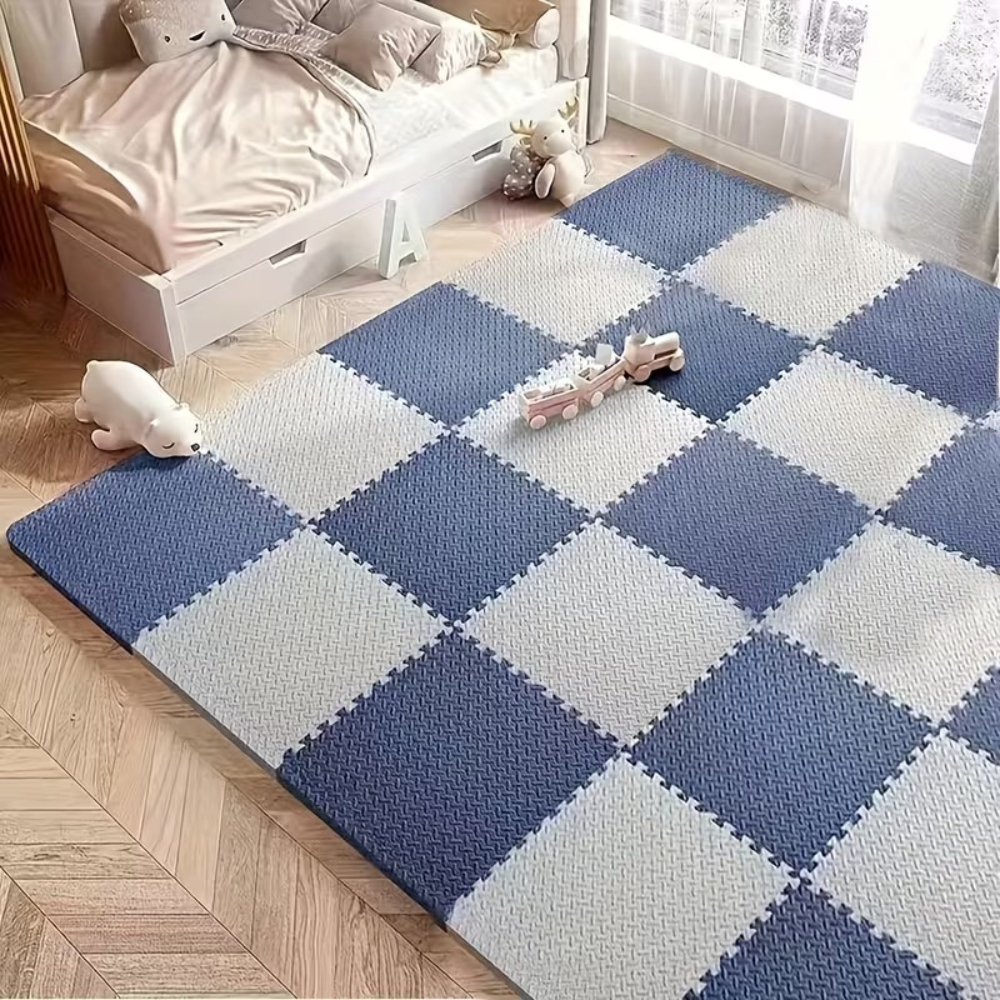 Home Gym Yoga Room - 6Pcs 2.5cm Thickened Fitness Mat Non-slip