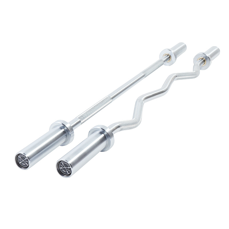 Barbell Curl Bar - 20kg Straight Barbell EZ Bar Curl