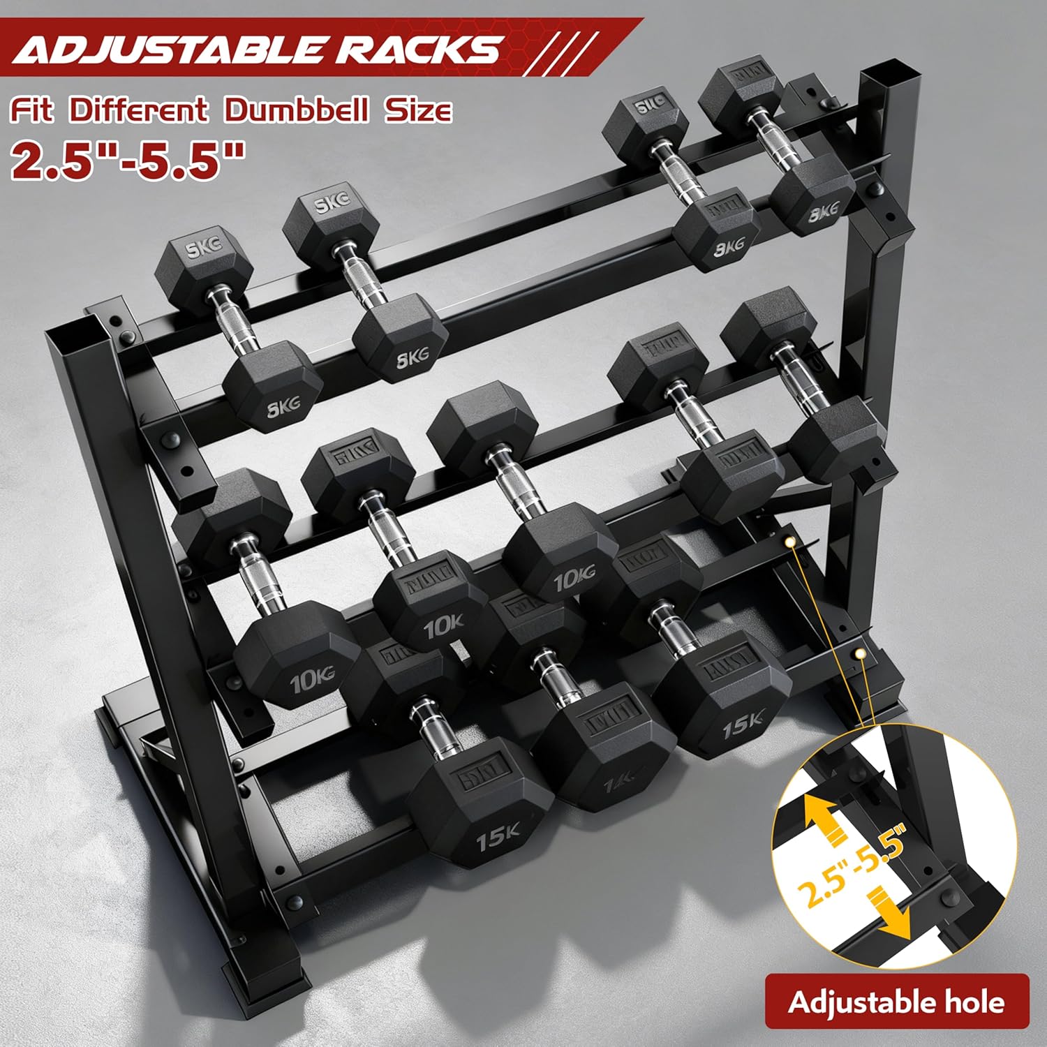 Home Gym Dumbbell Rack, Iron M - огляд і ціна Home Gym Dumbbells