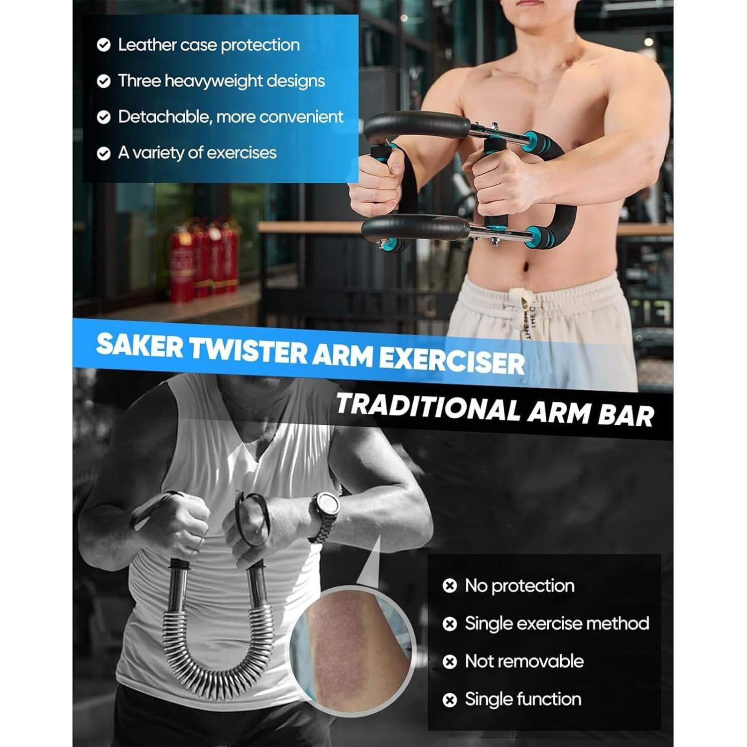 3-Position Twister Arm Trainer - огляд і ціна Home Gym Upper Body Workout