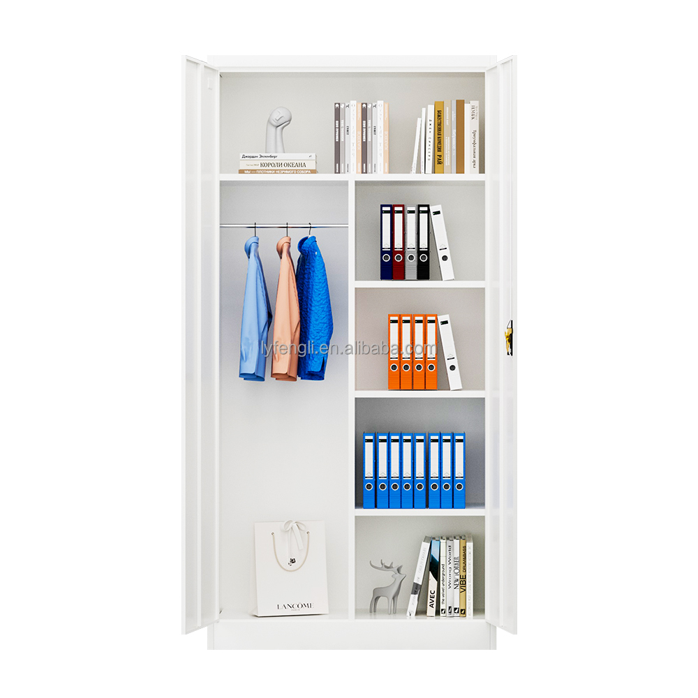 2-Door Metal Storage Wardrobe  - огляд і ціна Home Gym In Apartment