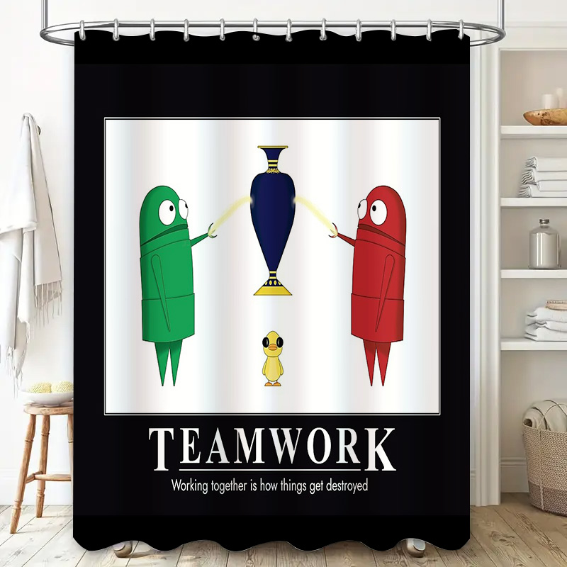 Motivational Teamwork Shower C - огляд і ціна Home Gym Vibes