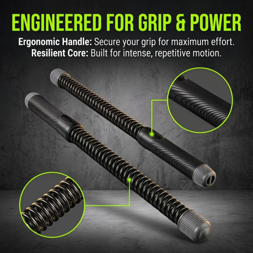 2pcs Non Slip Handle Cordless  - огляд і ціна Battle Rope Heavy