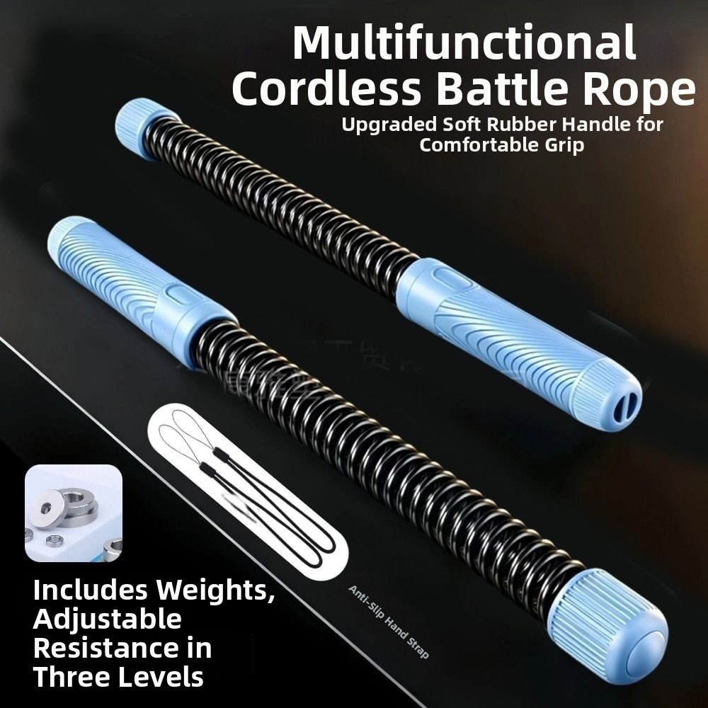 2pcs Non Slip Handle Cordless  - огляд і ціна Battle Rope Heavy