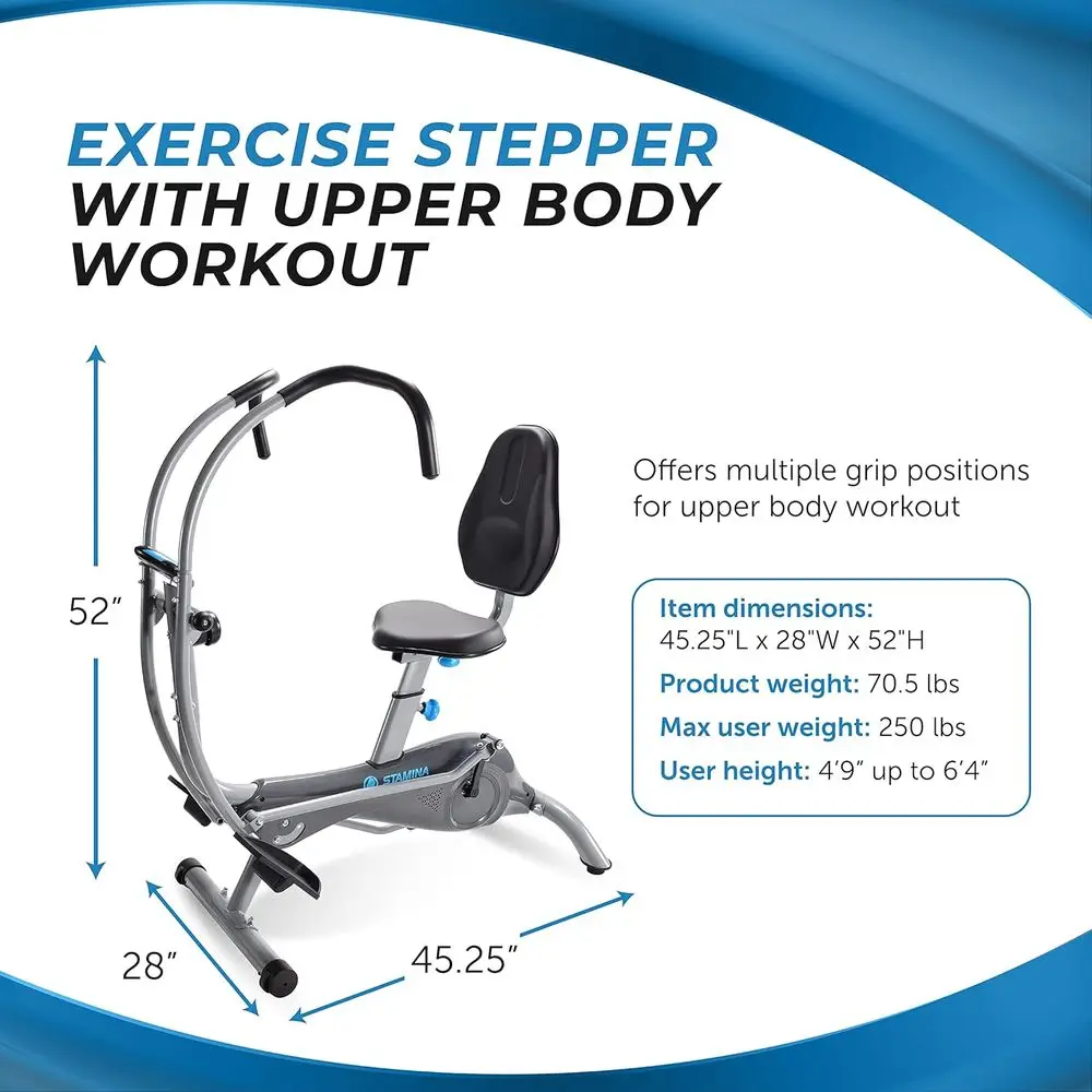 Fitness Stepper Machine with M - огляд і ціна Home Gym Upper Body Workout