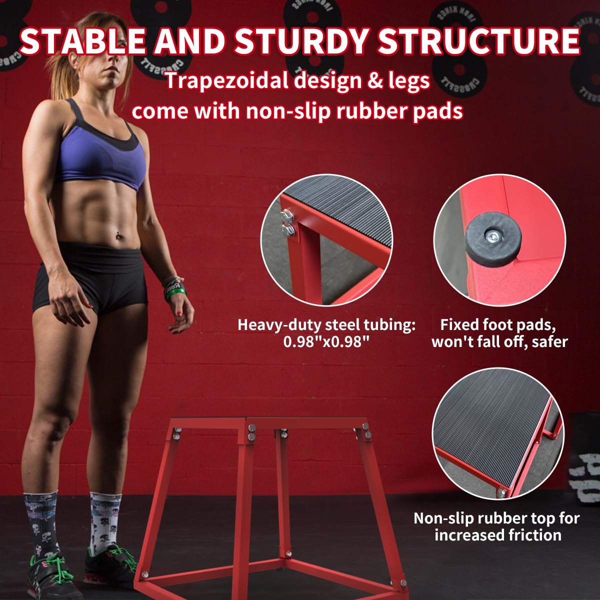 Metal Plyometric Jumping Box,  - огляд і ціна Home Gym Jump Box