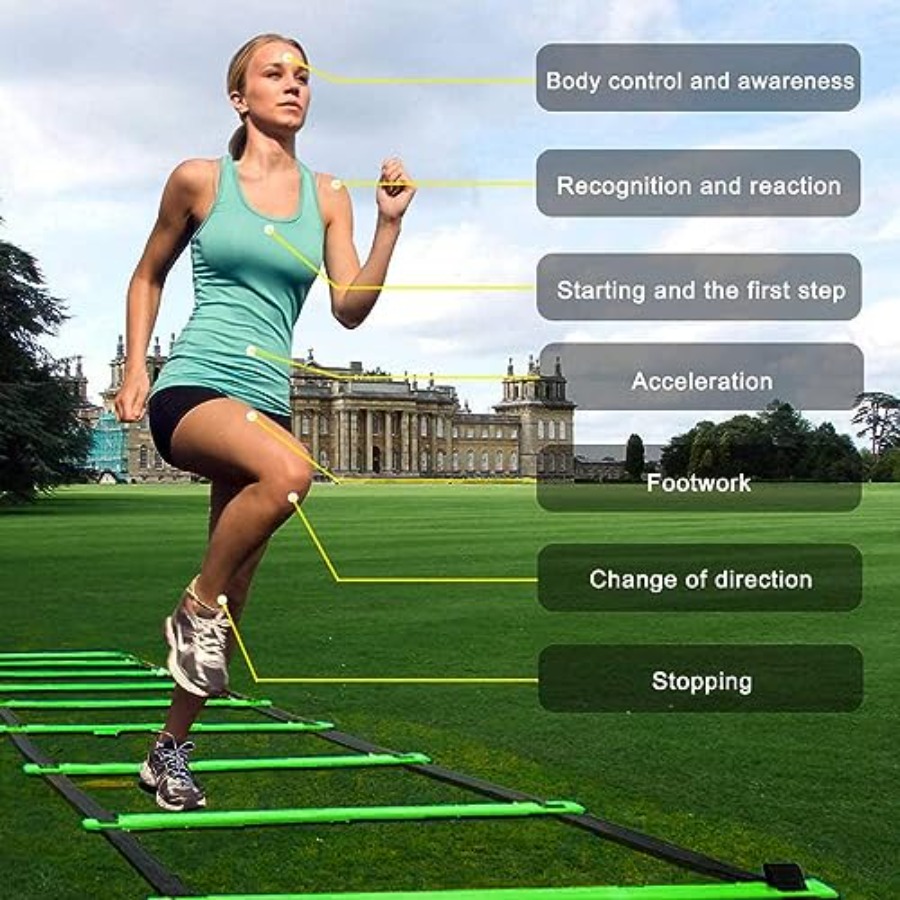 Adjustable Speed Training Hurd - огляд і ціна Agility Ladder Speed