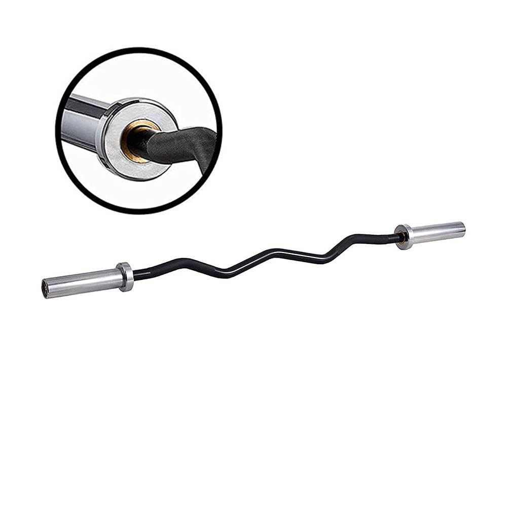 Seamless Curl Barbell Bar with - огляд і ціна Barbell Curl Bar