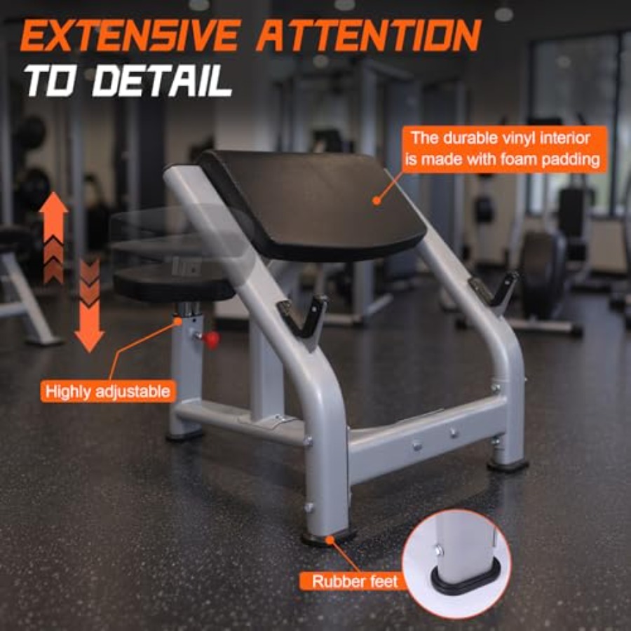 Adjustable Fitness Preacher Cu - огляд і ціна Home Gym Upper Body Workout