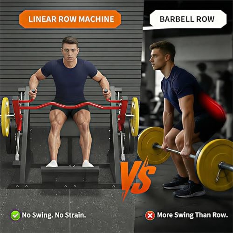 Linear Row Machine for Home Gy - огляд і ціна Home Gym Upper Body Workout