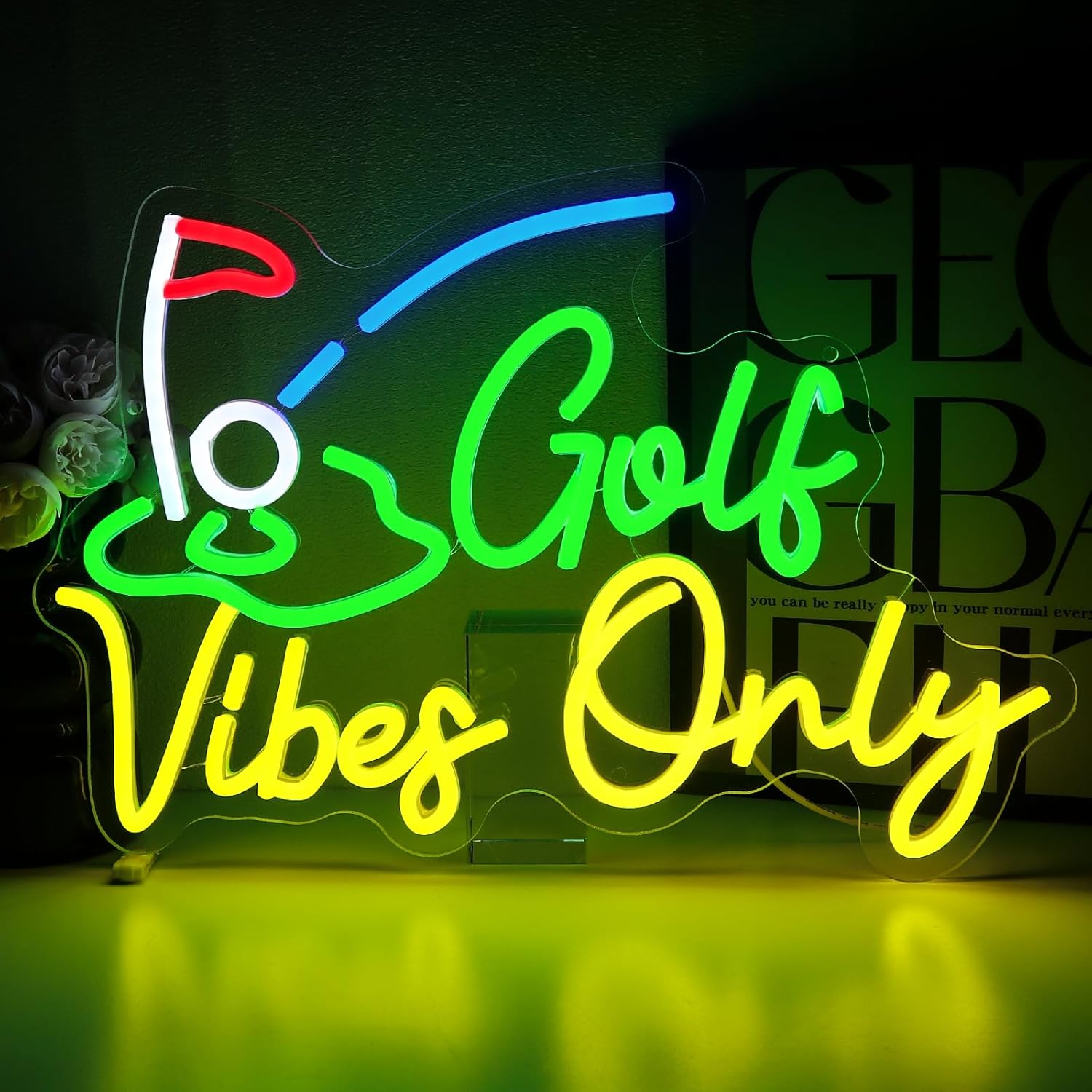 Golf Vibes Only Neon Sign – US - огляд і ціна Home Gym Vibes